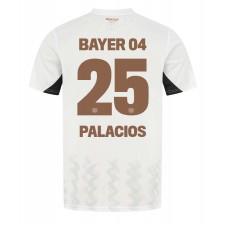 Bayer Leverkusen Exequiel Palacios #25 Bortedrakt 2024-25 Kortermet